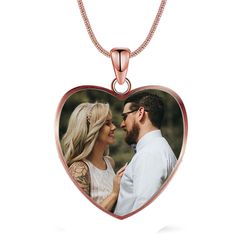 Customize Heart Design photo Pendant Necklace