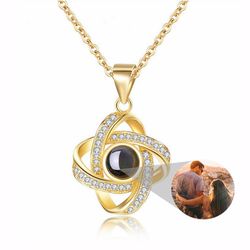 Personalized Fine Photo Projection Necklace Creative Gifts 4