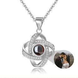 Personalized Fine Photo Projection Necklace Creative Gifts 6